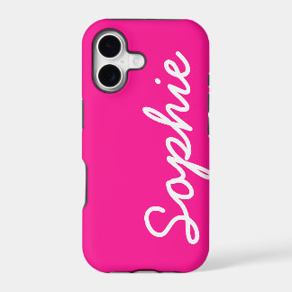Diep roze Feminine iPhone 5 Hoesje