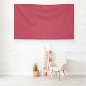 Diep roze gestructureerd draaiend patroon spandoek (Insitu)