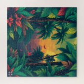 Diep Tropisch Woud Legpuzzel (Horizontaal)