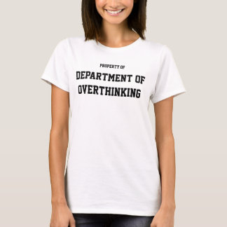 Diep van het overdenken t-shirt