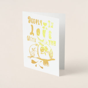 Diep verliefd op je folie kaarten