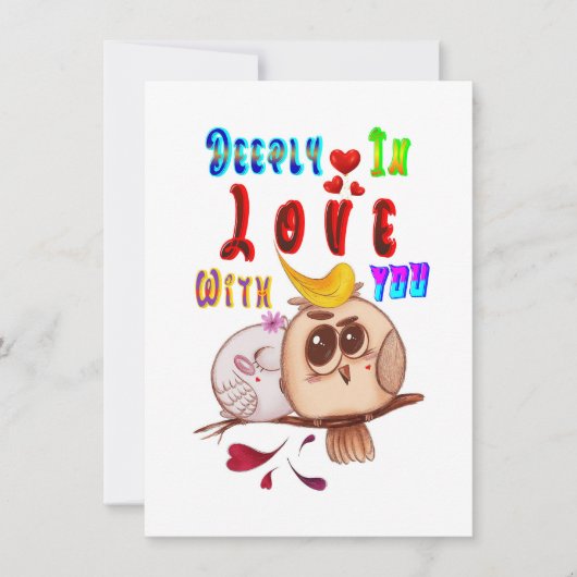 Diep Verliefd Op Jou Kaart (Voorkant)