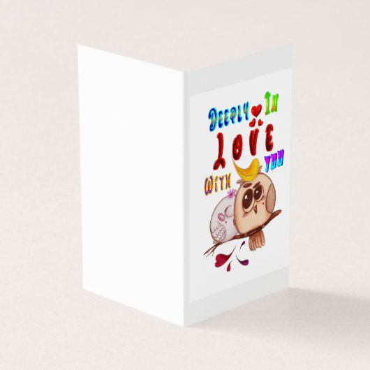 Diep Verliefd Op Jou Kaart (Buitenkant)
