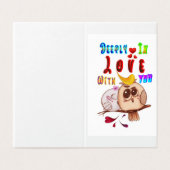 Diep Verliefd Op Jou Kaart (Buitenkant ongevouwen)