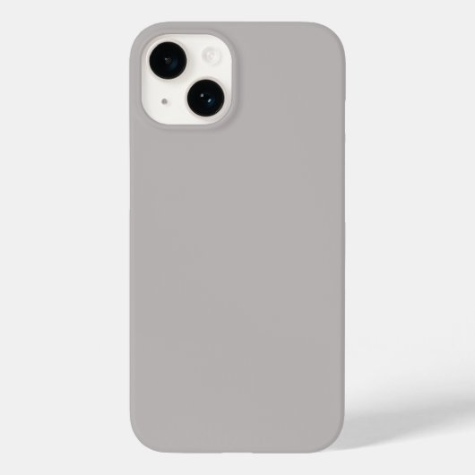 Diep zand, beige massief Case-Mate iPhone case (Achterkant)