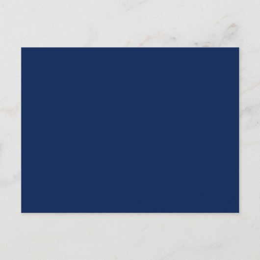 Diep Zee blauw Briefkaart (Voorkant)