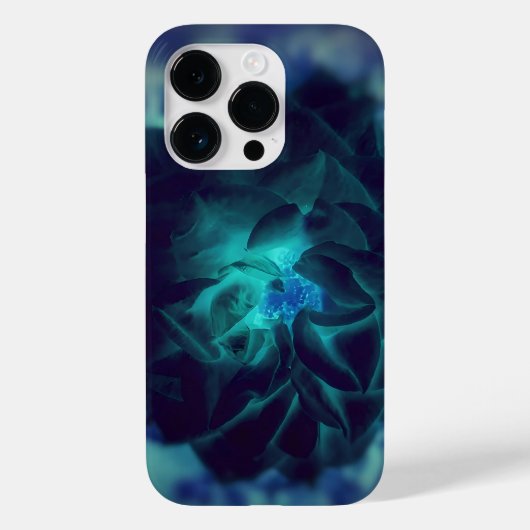 diepblauwe bloem Case-Mate iPhone case (Achterkant)