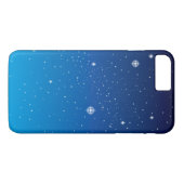Diepblauwe sterrenhemel Case-Mate iPhone case (Achterkant (Horizontaal))