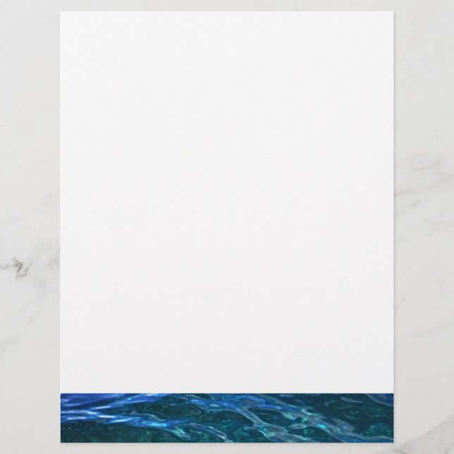 Diepblauwe wateren (Voorkant)