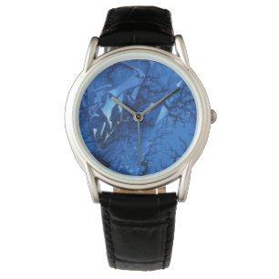 Diepblauwe wateren, onderzeese loopgraven horloge