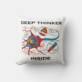 Diepduinker binnenin (Neuron Synapse) Kussen