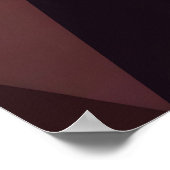 Diepe Abstracte Geometrie Poster (Hoek)