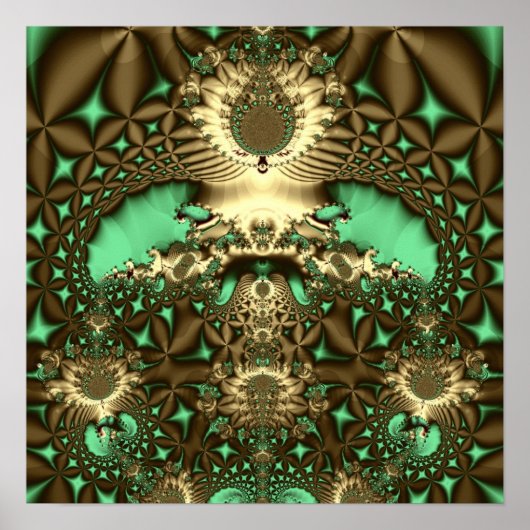 diepe bossen poster (Voorkant)