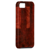 Diepe Crimson Schilderen met geometrische vormen Case-Mate iPhone Case (Back/Rechts)