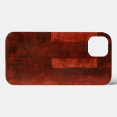 Diepe Crimson Schilderen met geometrische vormen Case-Mate iPhone Case (Achterkant (horizontaal))