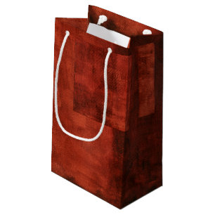 Diepe Crimson Schilderen met geometrische vormen Klein Cadeauzakje