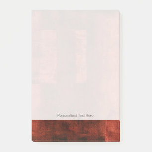 Diepe Crimson Schilderen met geometrische vormen Post-it® Notes