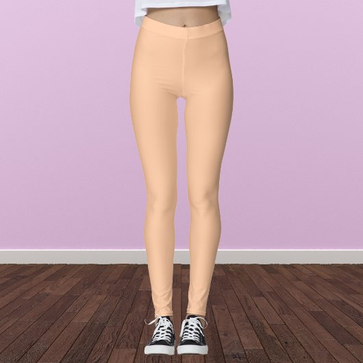 Diepe doorschijnende vaste kleur leggings