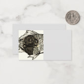 Diepe duiker, Maritiem Bericht Notitiekaartje (Voorkant / Achterkant in situ)