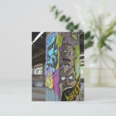 Diepe Ellum Graffiti kunstwerk # 53 Briefkaart (Staand voorkant)