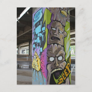 Diepe Ellum Graffiti kunstwerk # 53 Briefkaart