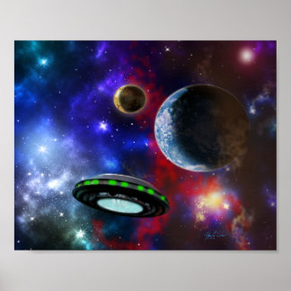 Diepe exploratie (10x8) poster