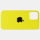 diepe gele iPhone 12 Pro Max iPhone Hoesje (Achterkant horizontaal)