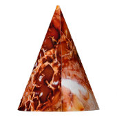 Diepe herfst in steen gebeiteld feesthoedjes (Achterkant)