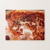 Diepe herfst in steen gebeiteld legpuzzel (Horizontaal)