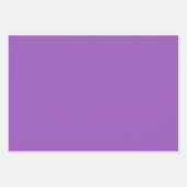 Diepe Lila, vaste kleuren Inpakpapier Vel (Voorkant 3)