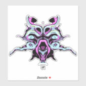 Diepe nachtmerrie in de ruimte (abyss creature) v0 sticker (Vel)