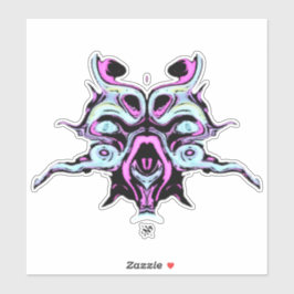 Diepe nachtmerrie in de ruimte (abyss creature) v0 sticker