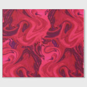 Diepe paarse gemarmerde textuur, rijke ebru-techni cadeaupapier (Vlak)