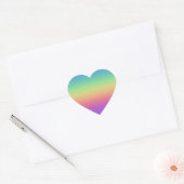 Diepe regenbooggradiënt Stickers (Envelop)