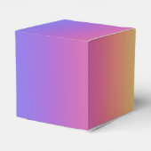 Diepe regenbooggradiënt, voorvak bedankdoosjes (Achterkant)