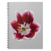 Diepe rode tulp notitieboek (Voorkant)
