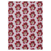 Diepe rode tulp tafelkleed (Voorkant)