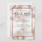 Diepe Roos Gold/kopermarmer Kaart (Achterkant)