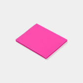Diepe roze vaste kleur post-it® notes (Schuin)