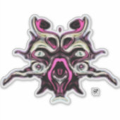 Diepe ruimte-nachtmerrie (abyss creature) v2 sticker (Voorkant)