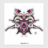 Diepe ruimte-nachtmerrie (abyss creature) v2 sticker (Vel)