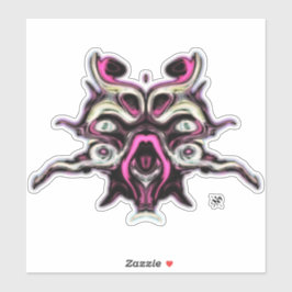 Diepe ruimte-nachtmerrie (abyss creature) v2 sticker