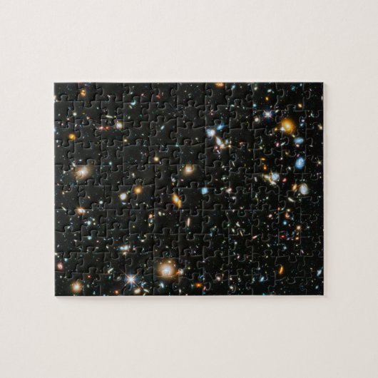 Diepe ruimtesterren en sterrenstelsels legpuzzel (Horizontaal)
