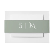 Diepe Salie Monogram Huwelijks Buikband