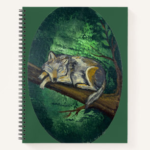 Diepe slaap- handgemaakte kunst notitieboek