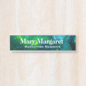 Diepe Zee Acrylflow kunstplaat Deurbordje (Voorkant)