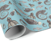 Diepe Zee creaties Cadeaupapier (Rol Hoek)