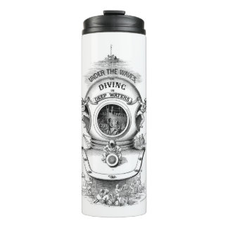 Diepe Zee duikhelm Thermosbeker