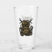 Diepe Zee, Ocean Bell Diver, Octopus, Anchor Glas (Achterkant)