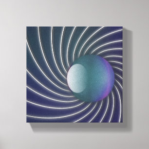 Diepe Zee — Spirals Canvas afdrukken